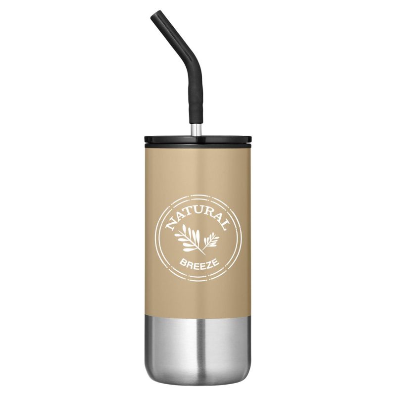 Summit 16 oz Insulated Tumbler With Straw-1