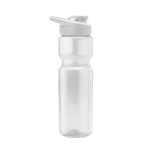 Tandem 28oz Recycled Transparent Bike Bottle w/Drink-thru Lid-2