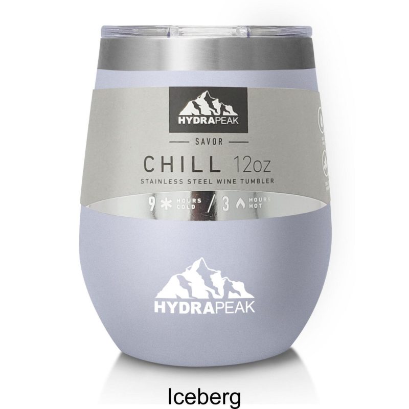 12 oz Hydrapeak® Stainless Steel Insulated Chill Stemless Tumbler-3