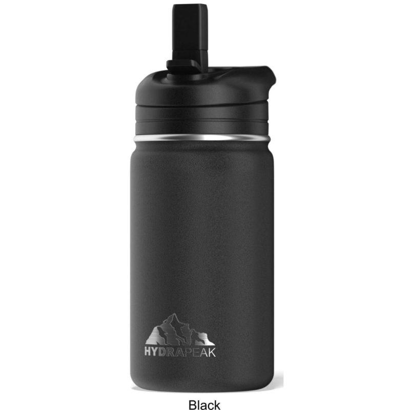 14 oz Hydrapeak® Stainless Steel Insulated Mini Water Bottle w/ Straw Lid-2