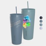 25 oz Hydrapeak® Stainless Steel Insulated Tumbler w/ Lid and Straw-1