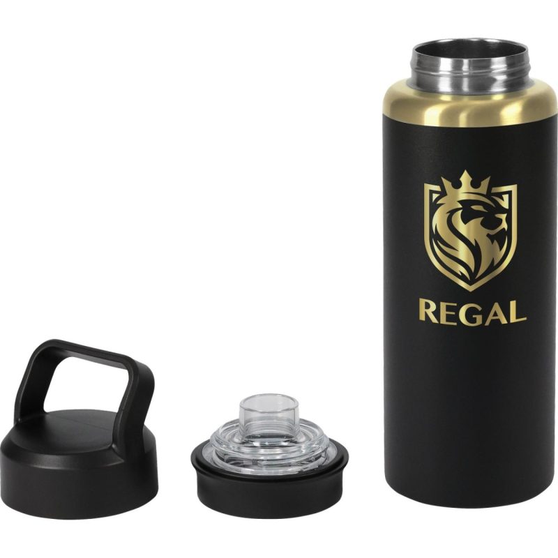 28oz Urban Peak Dual Top Gold Water Bottle-4
