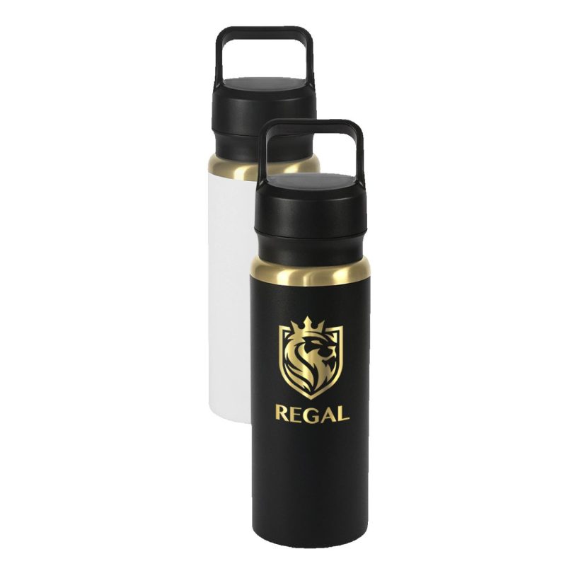 28oz Urban Peak Dual Top Gold Water Bottle-1