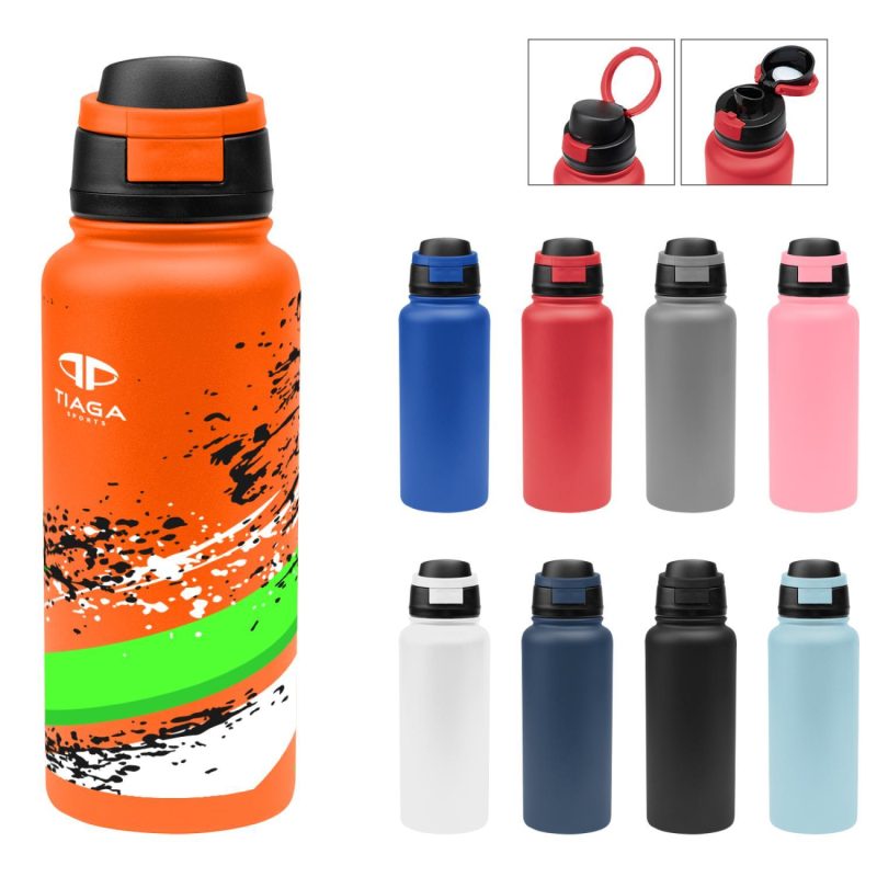 32 Oz. Full Color Pop Sip Recycled Stainless Steel Bottle-1
