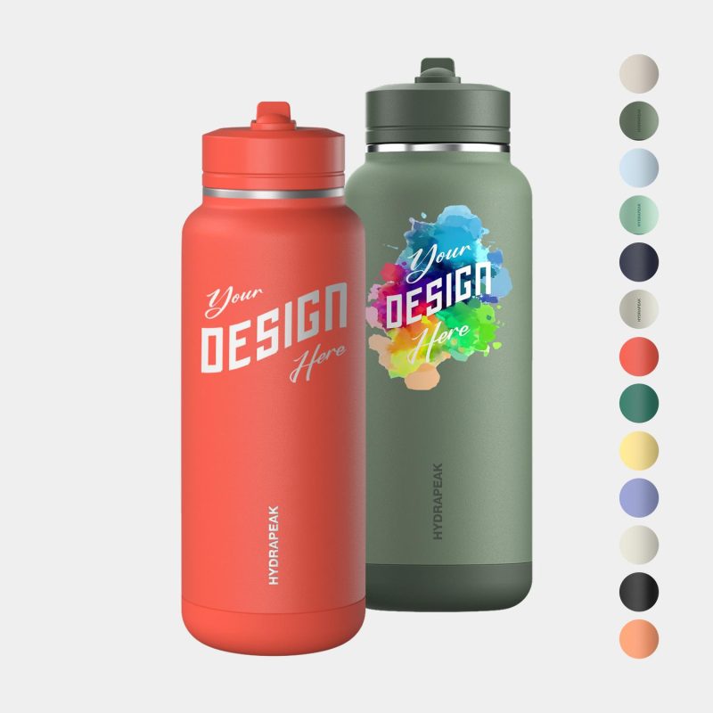 32-oz-Hydrapeak®-Allure-Stainless-Steel-Insulated-Sport-Water-Bottle-w-Straw-Lid-HPK5032-1 32 oz Hydrapeak® Allure Stainless Steel Insulated Sport Water Bottle w/ Straw Lid-1