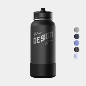 32 oz Hydrapeak® Stainless Steel Insulated Sport Straw Water Bottle-1