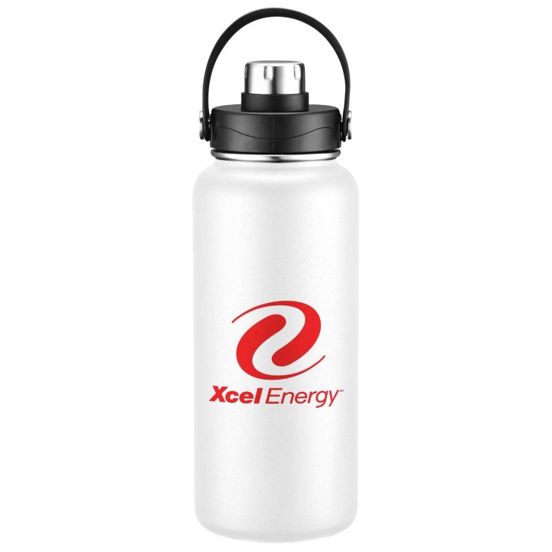 34oz Double-Wall Insulated Stainless Steel Water Bottle with Flip Spout-3
