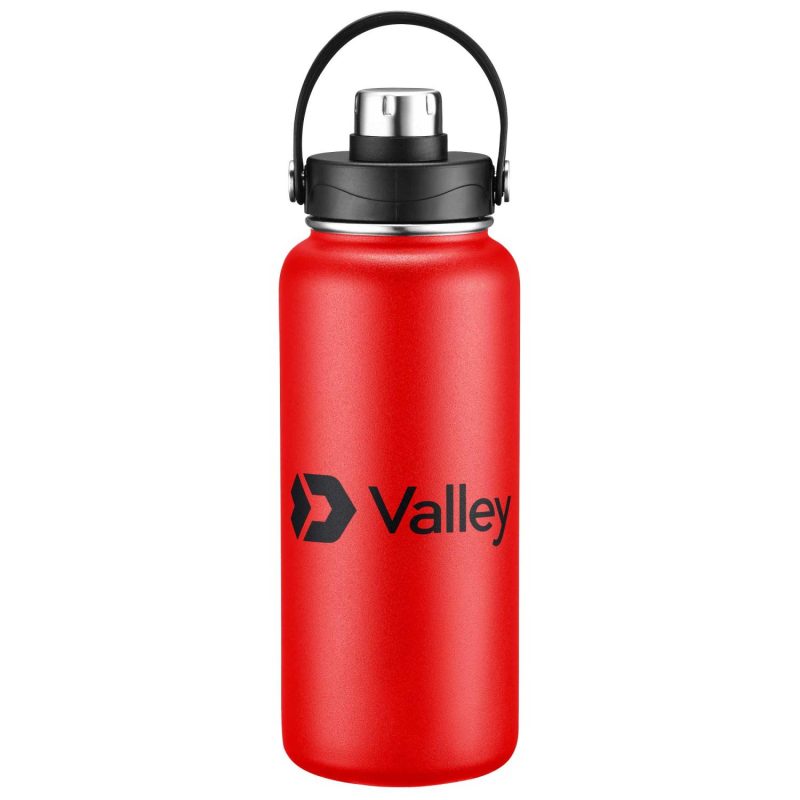 34oz Double-Wall Insulated Stainless Steel Water Bottle with Flip Spout-5