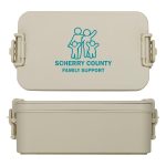 Canteen Stackable Lunch Box With Utensils-3