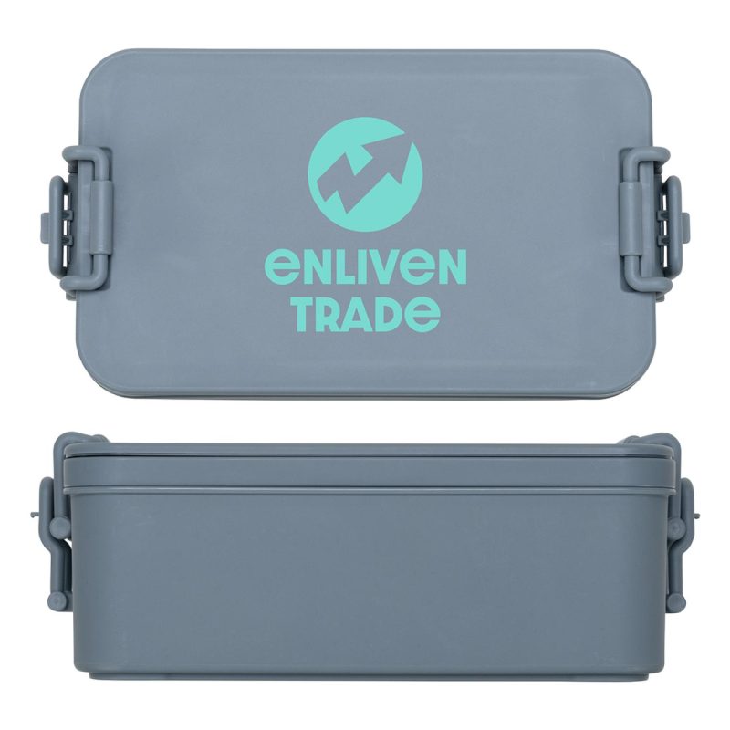 Canteen Stackable Lunch Box With Utensils-7