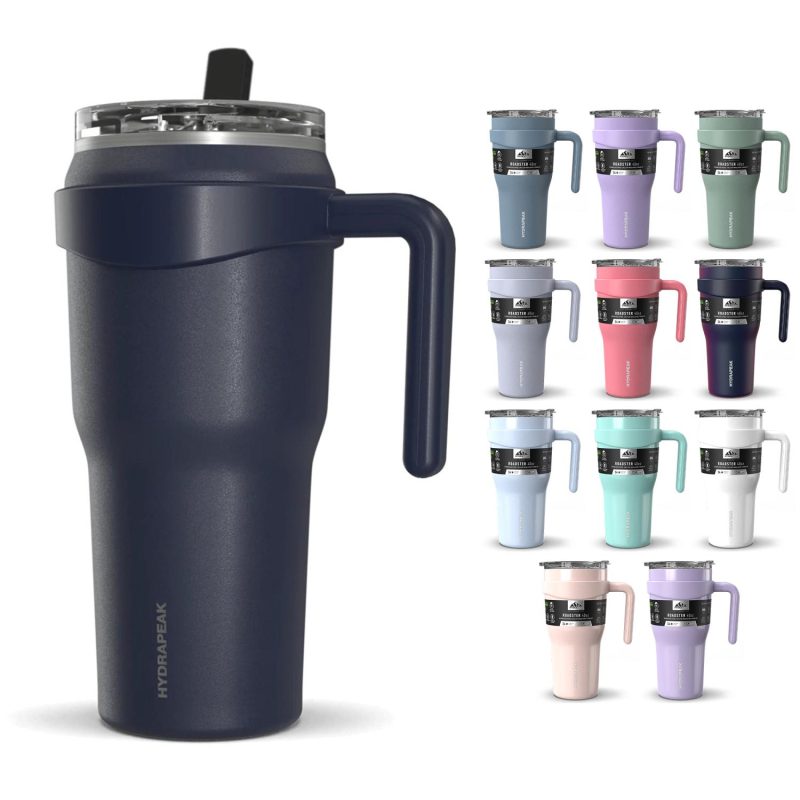 HYDRAPEAK 40oz Roadster Tumbler with Handle and Straw Lid-2