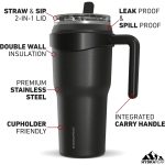 HYDRAPEAK 40oz Roadster Tumbler with Handle and Straw Lid-3