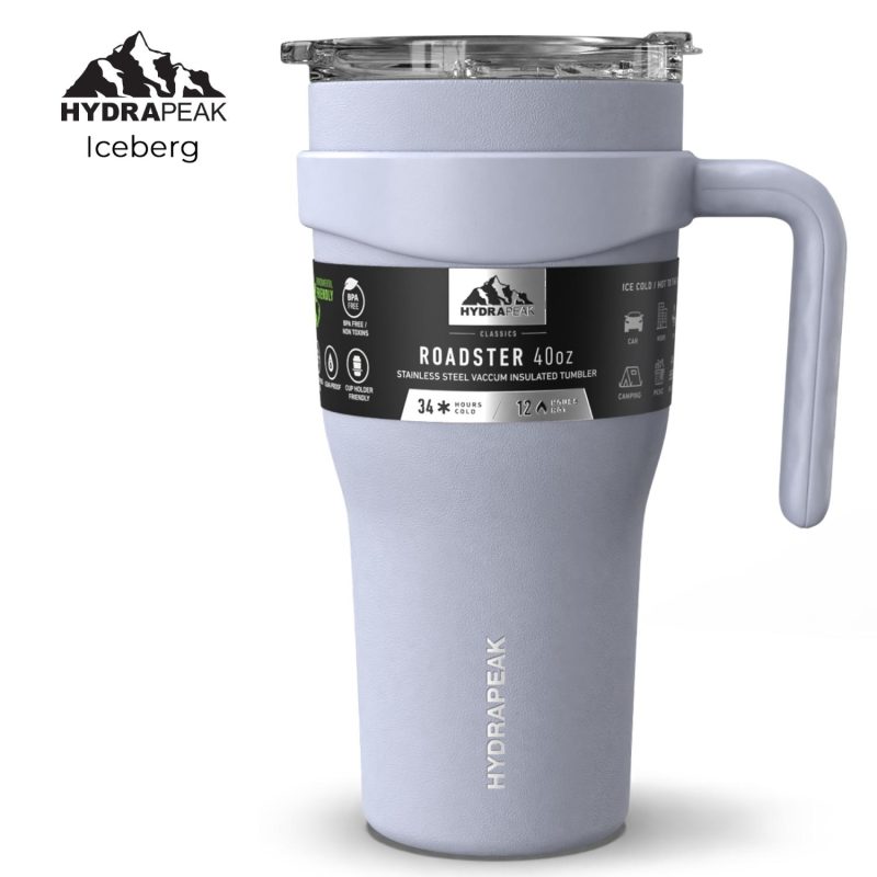 HYDRAPEAK 40oz Roadster Tumbler with Handle and Straw Lid-8