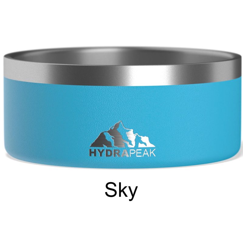 Hydrapeak Pet Bowl - Non Slip Stainless Steel Pet Bowls for Water or Food-5