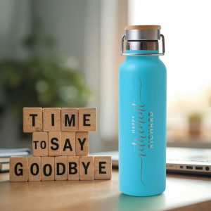 Pod Spirit Water Bottle Brite W/ Bamboo Lid 20 Oz-1