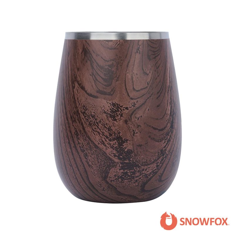 Snowfox 12 oz. Vacuum Insulated Grand Pinot Wine Glass-3