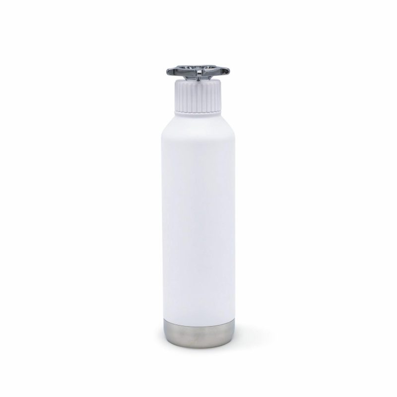 Spiglo 750mL Bottle - White/Silver-2