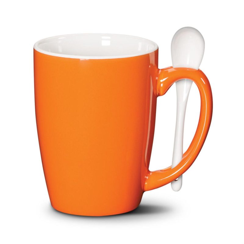 Winfield Mug & Spoon 15oz - Deep Etch-9