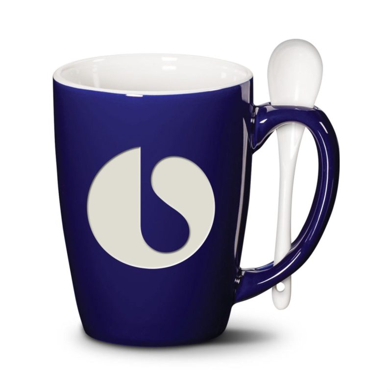 Winfield Mug & Spoon 15oz - Deep Etch-1