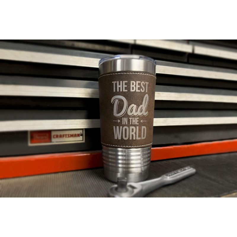 20 oz Leatherette Polar Camel Metal Tumbler-8