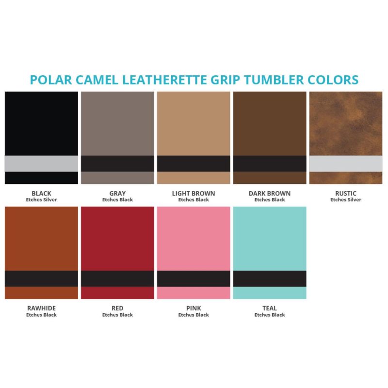 20 oz Leatherette Polar Camel Metal Tumbler-9