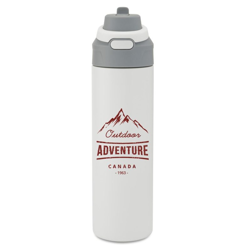 24 oz Dahlia Recycled Stainless Steel Vacuum Tumbler with Flip Straw-1