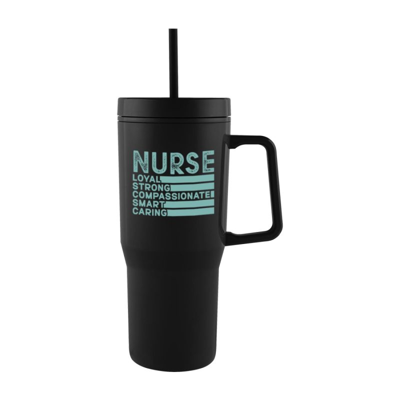 28 Oz. Intrepid Recycled Ps Double Wall Tumbler-4