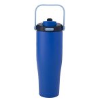 30 oz Lily Recycled Stainless Steel Vacuum Tumbler with Flip Straw and Top Handle-9