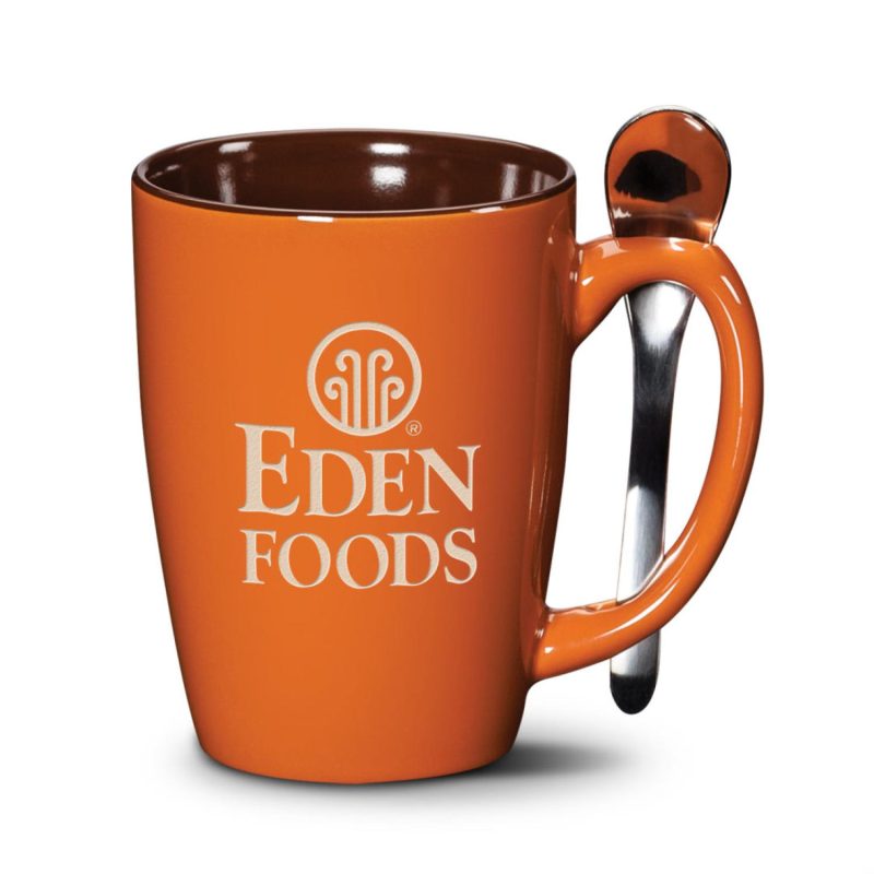 Roberta Mug & Spoon - 16oz - Deep Etch-3