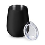 10 oz Stemless Insulated Wine Tumbler With Lid-2