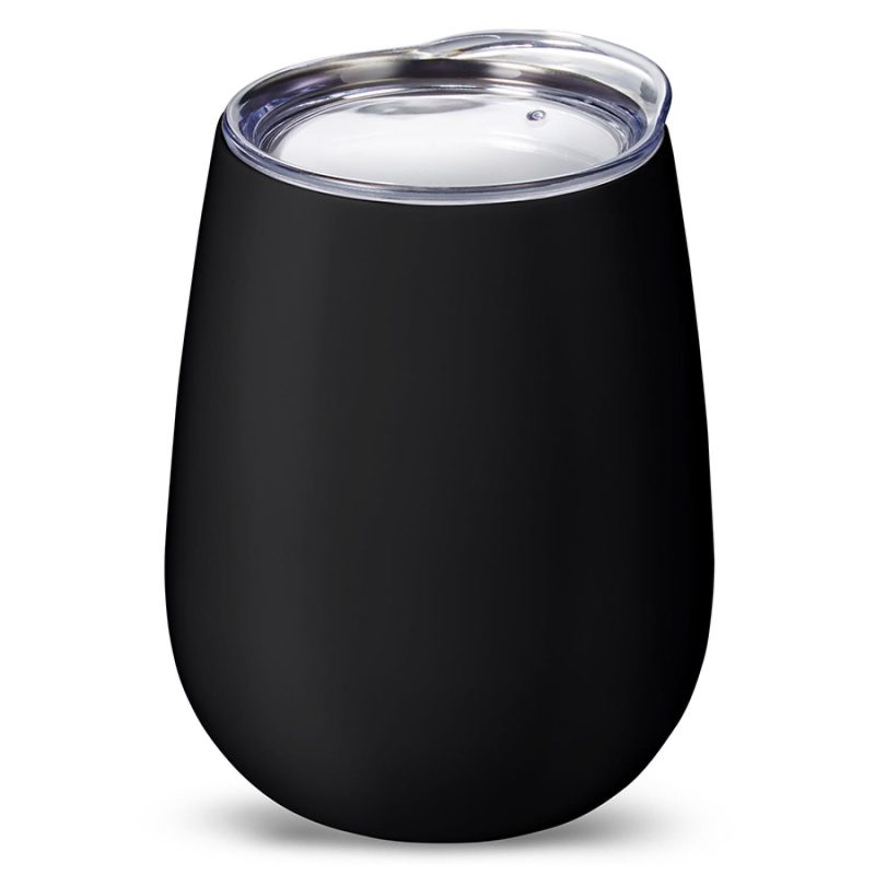 10 oz Stemless Insulated Wine Tumbler With Lid-3