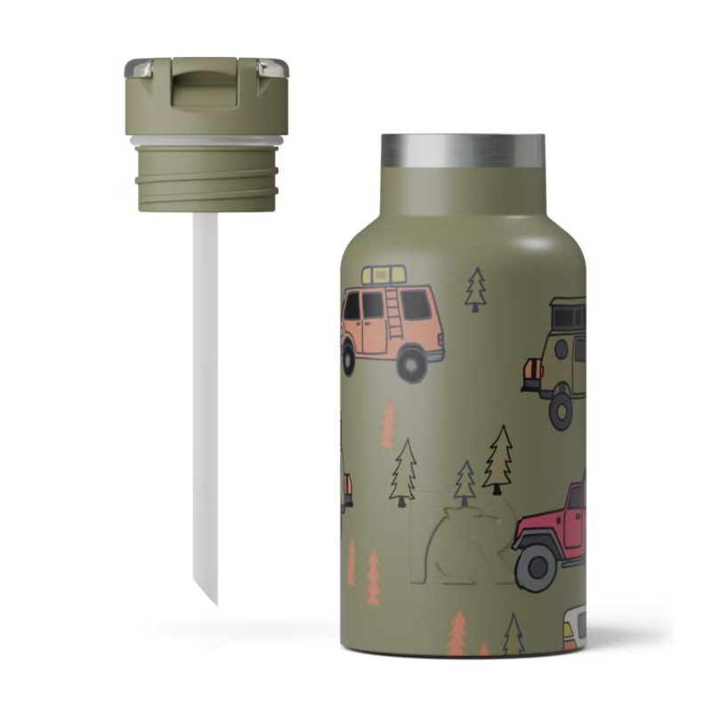 12 oz RTIC® Leak-Resistant Ceramic Lined Little Journey Camper Water Bottle-2