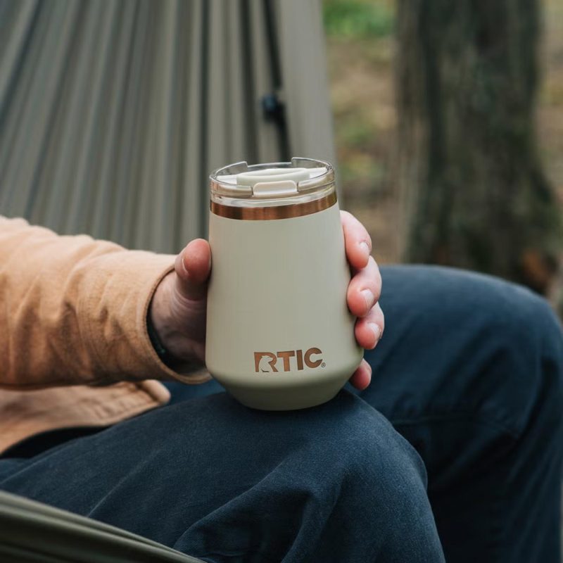 12 oz RTIC® Stainless Steel Ceramic Lined Happy Hour Lowball Tumbler-6