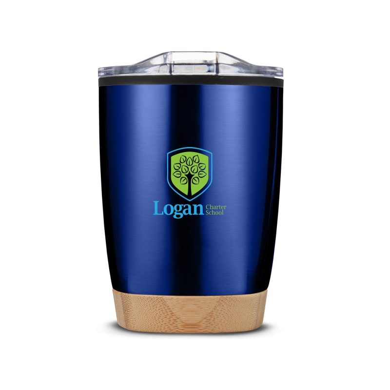 12 oz Symmetry Tumbler With Bamboo Base-1