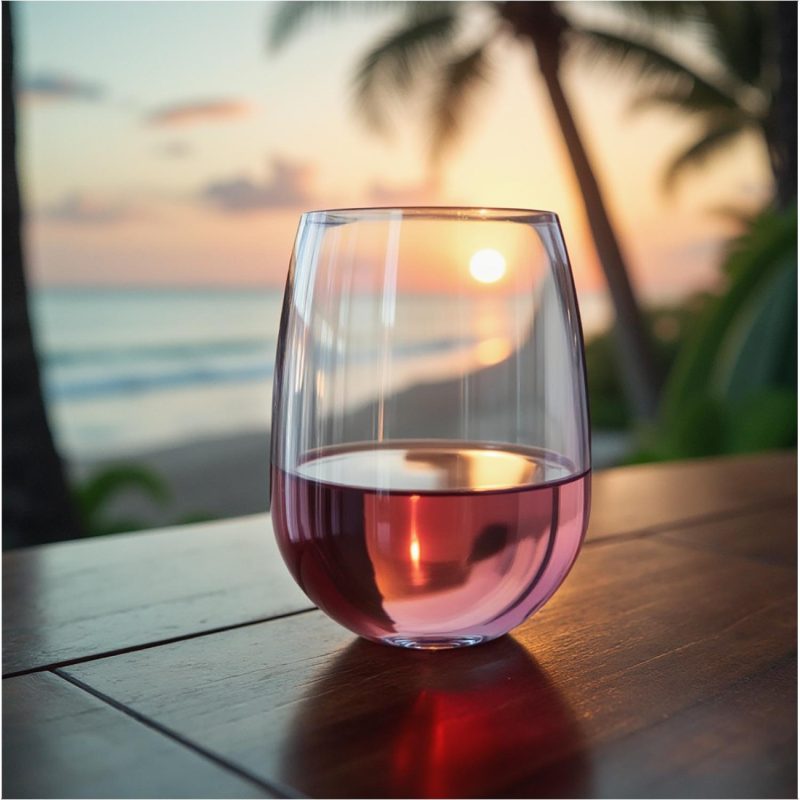 12oz Clear Stemless Wine Glass-6