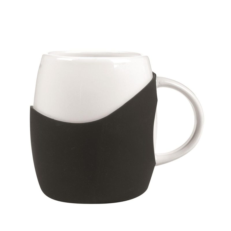 14 oz Rotunda with Silicone Band Mug-5