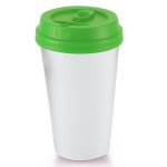 16 Oz. Biodegradable Tumbler- Gift Boxed w/8 Oz. Hot Chocolate Mix-10