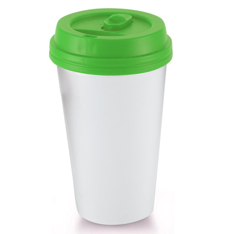 16 Oz. Biodegradable Tumbler- Gift Boxed w/8 Oz. Hot Chocolate Mix-10