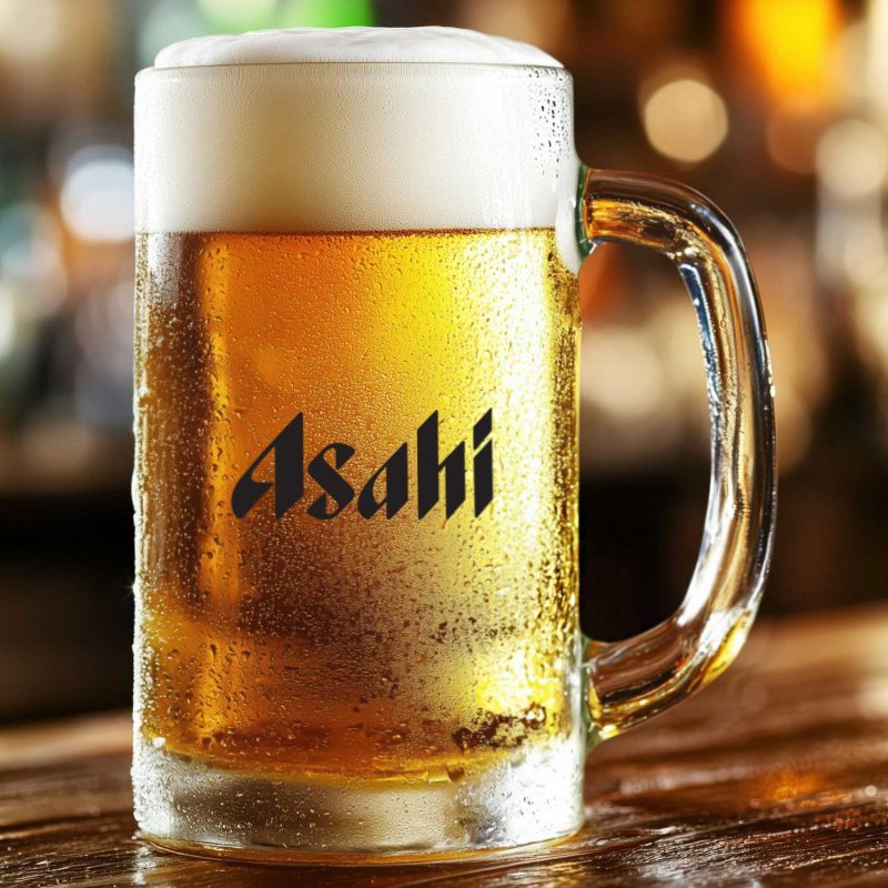16 Oz. Glass Beer Tankard Mug-3