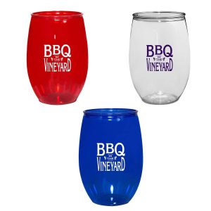 16 Oz. PET Stemless Wine Glass-1