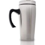16 Oz. Silver Double Wall 18/8 Stainless Steel Tumbler-1