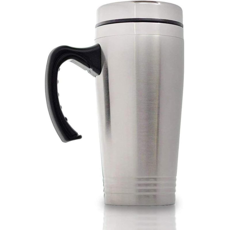 16 Oz. Silver Double Wall 18/8 Stainless Steel Tumbler-1