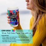 16 oz. Full Color Paper Cup with Lid-9