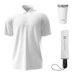 PGA TOUR® Golf Polo & Weatherman® Umbrella Gift Set-1