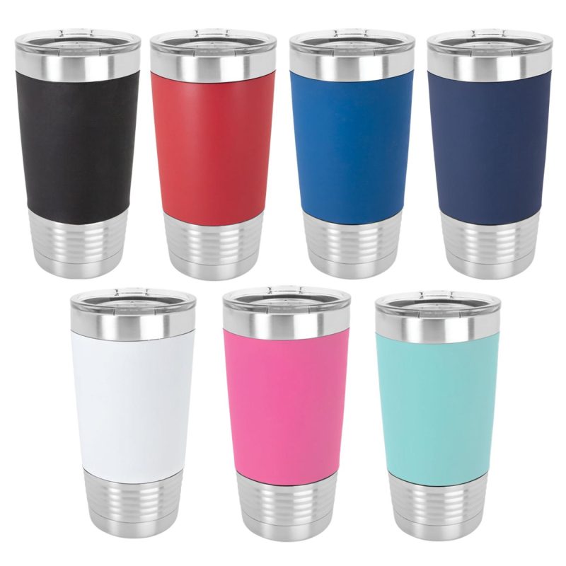 20 oz Silicone Grip Polar Camel Metal Tumbler-2