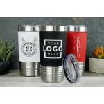 20 oz Silicone Grip Polar Camel Metal Tumbler-1