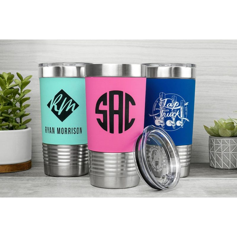 20 oz Silicone Grip Polar Camel Metal Tumbler-6