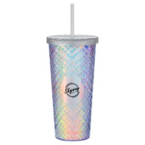 22 oz Sparkle Straw Tumbler-1