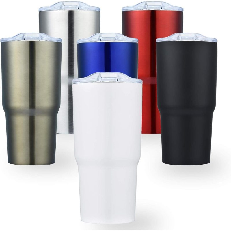 24 Oz. Vacuum Insulated Stainless Steel Tumbler w/Copper Lining & Slider Lid-5
