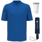 Callaway® Golf Polo Shirt & Weatherman® Umbrella Gift Set-4